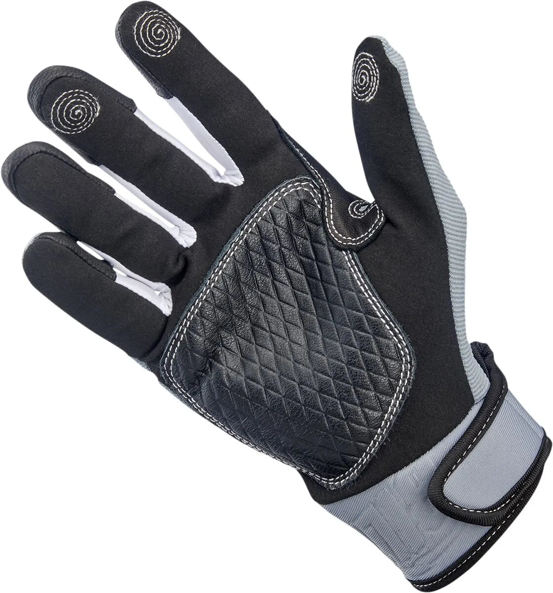 Biltwell Baja Handschuhe, Motocross-inspiriert - Schwarz/Grau