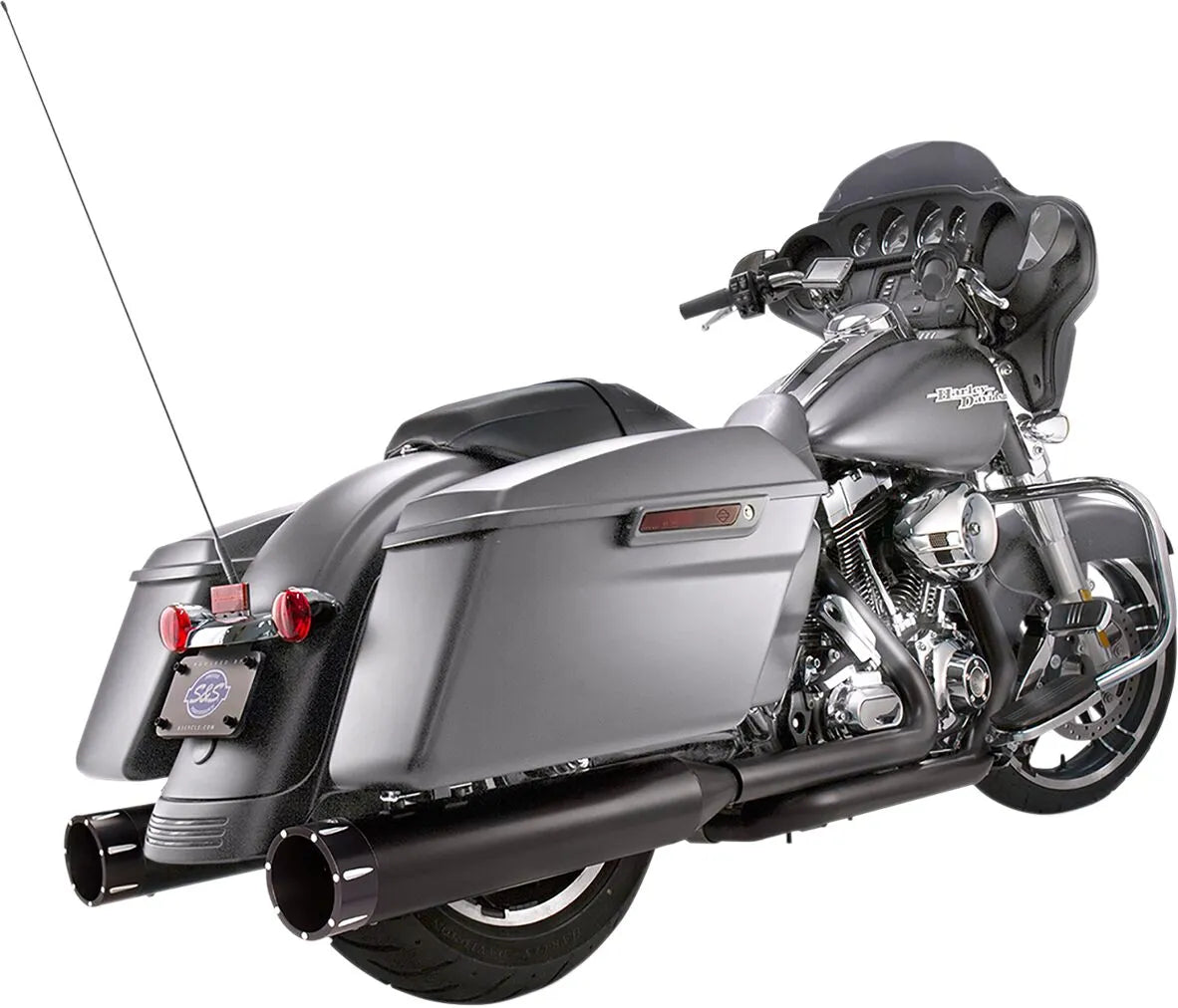 S&amp;S Cycle Mk45 Slip-on-Schalldämpfer für Touring-Modelle