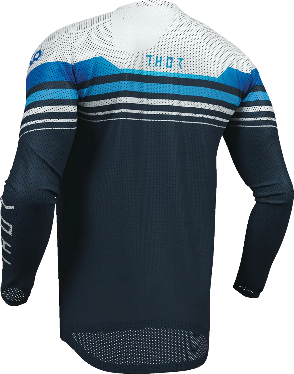 Thor Launchmode Air Raptor Jersey – Grau/Weiß/Mitternachtsblau