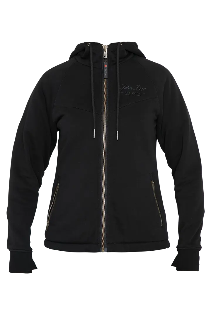 John Doe Damen-Hoodie Xtm® V2 - Schwarz