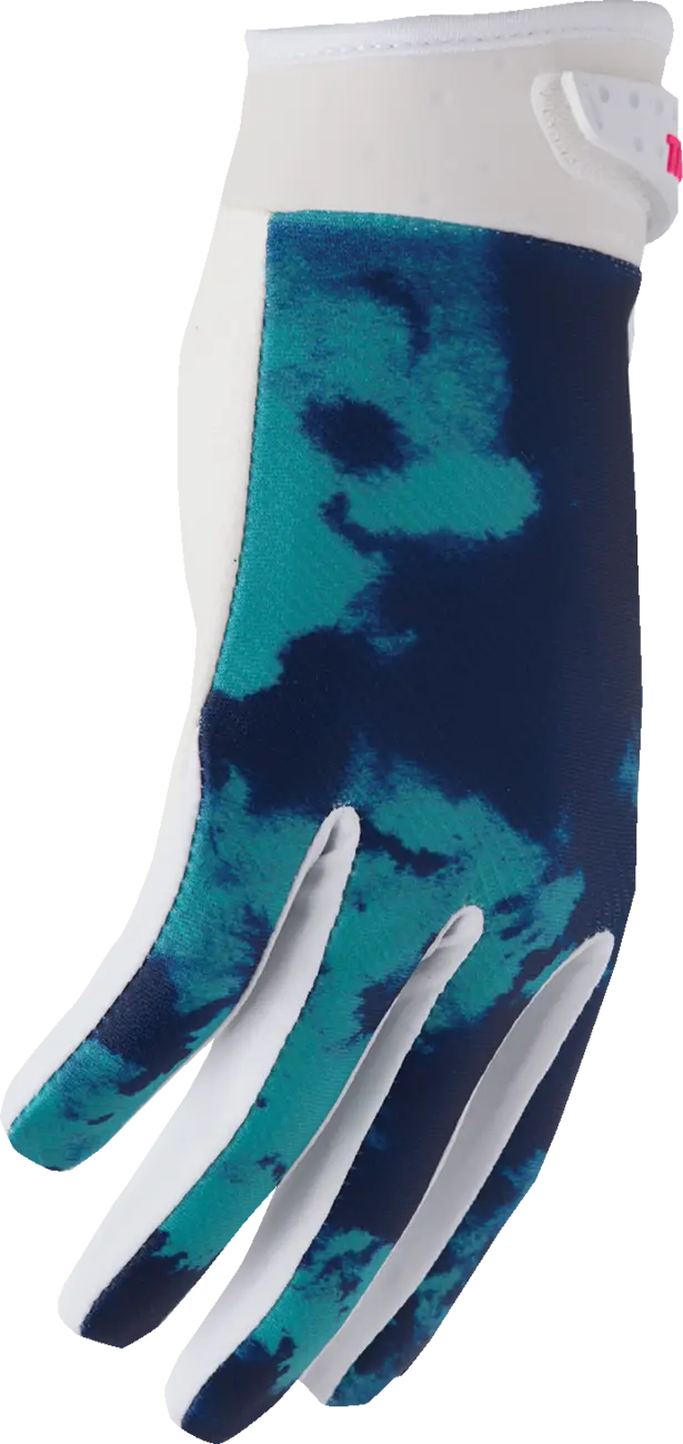 Thor Youth Launchmode Bleach Handschuhe – Aqua/Weiß