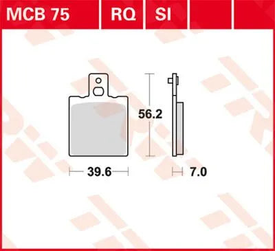 TRW Allround-Sintermetall-Bremsbeläge, 2er-Set