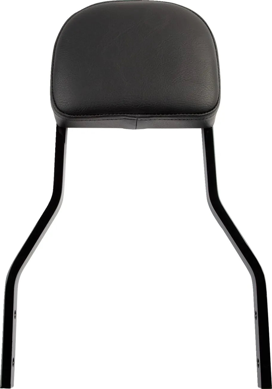 Cobra Square Sissy Bar – Schwarzer Stahl