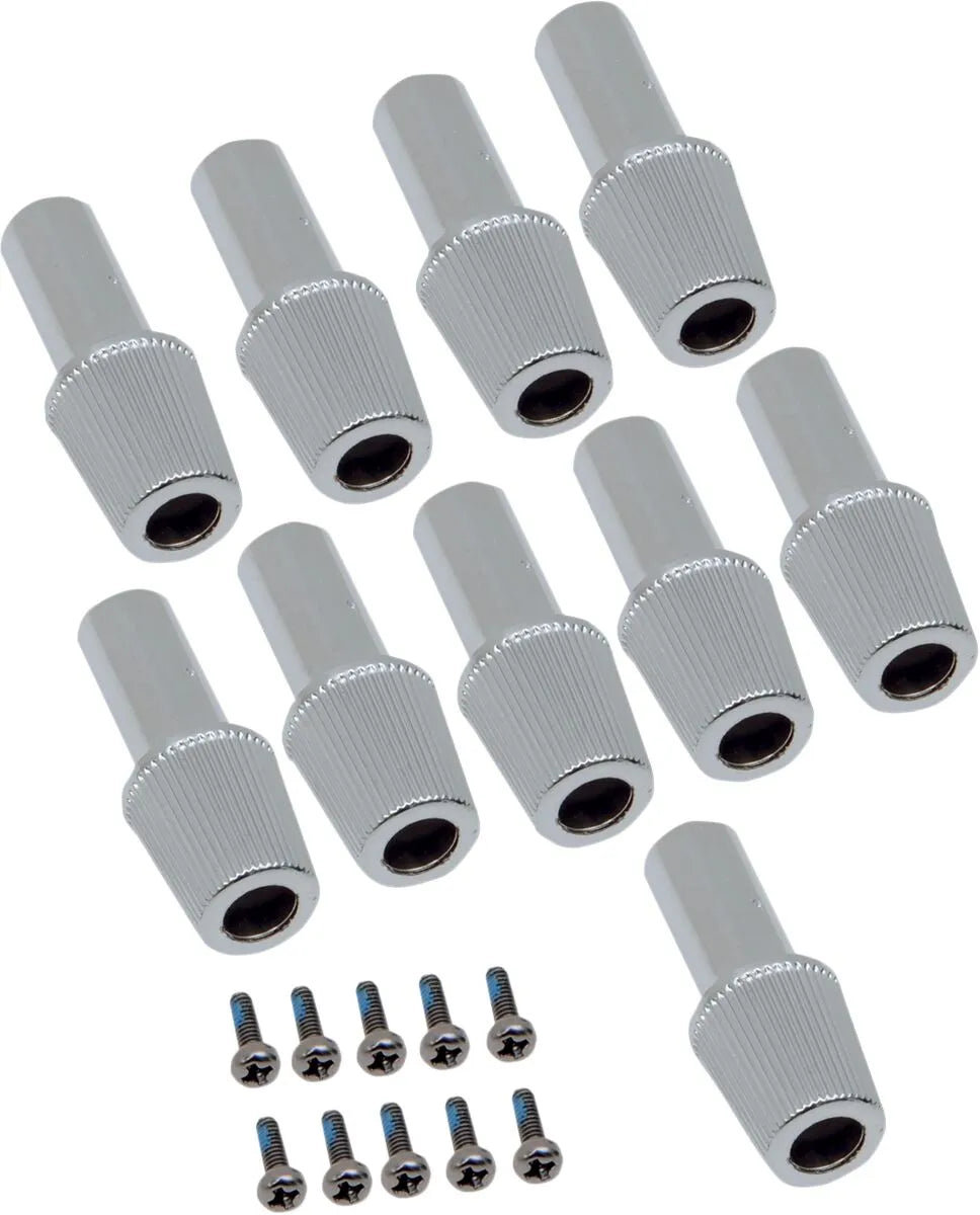 Drag Specialties Tachometer-Rückstellknöpfe – Chrom