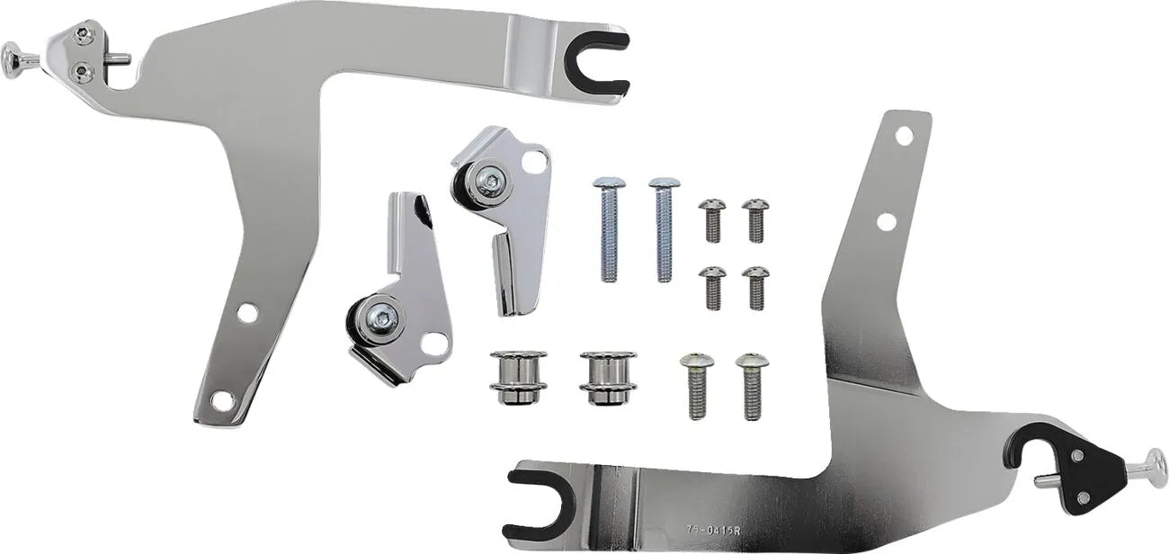 Abnehmbares Rückenlehnen-Set Cobra – Chrom