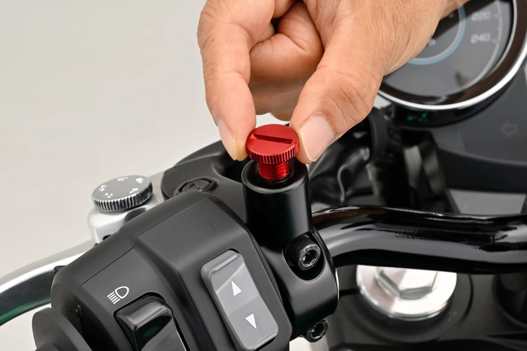 Daytona Spiegelstopfenschraube M10 x 1,25 Rot