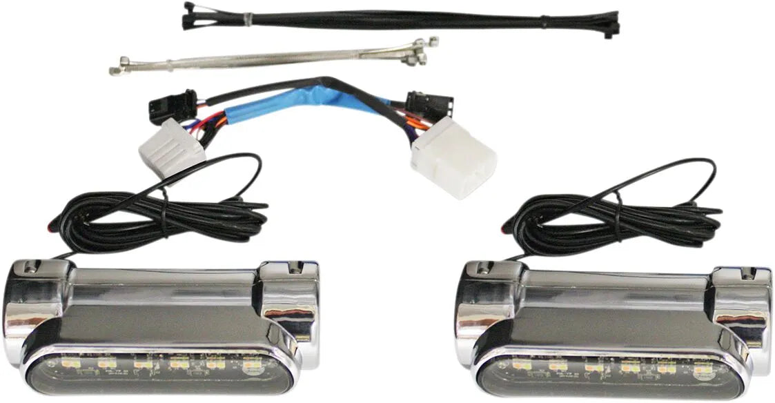 Custom Dynamics Motorschutzbügel-LEDs – Weiß/Gelb