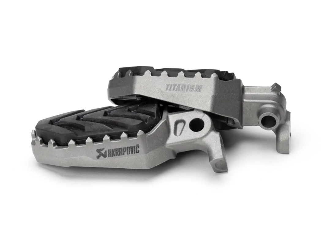 Akrapovic Titan-Fußrasten