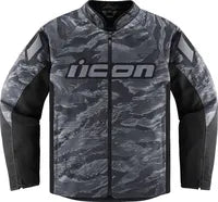 Icon Hooligan CE Tigersblood Jacke - Schwarz/Grau