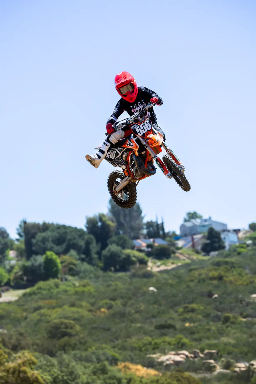 Thor Launchmode Handschuhe – Schwarz/Rot