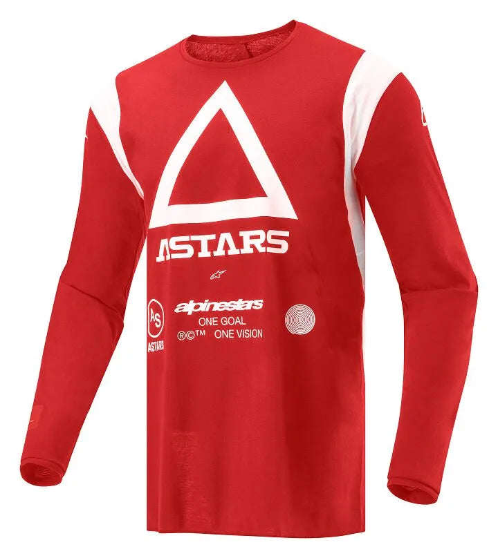 Alpinestars Techdura Jersey – Rot/Weiß