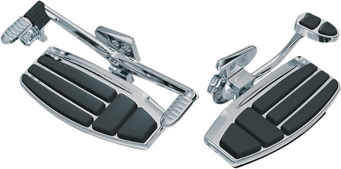 Kuryakyn Trittbrett-Kit – Chrom, Fahrer