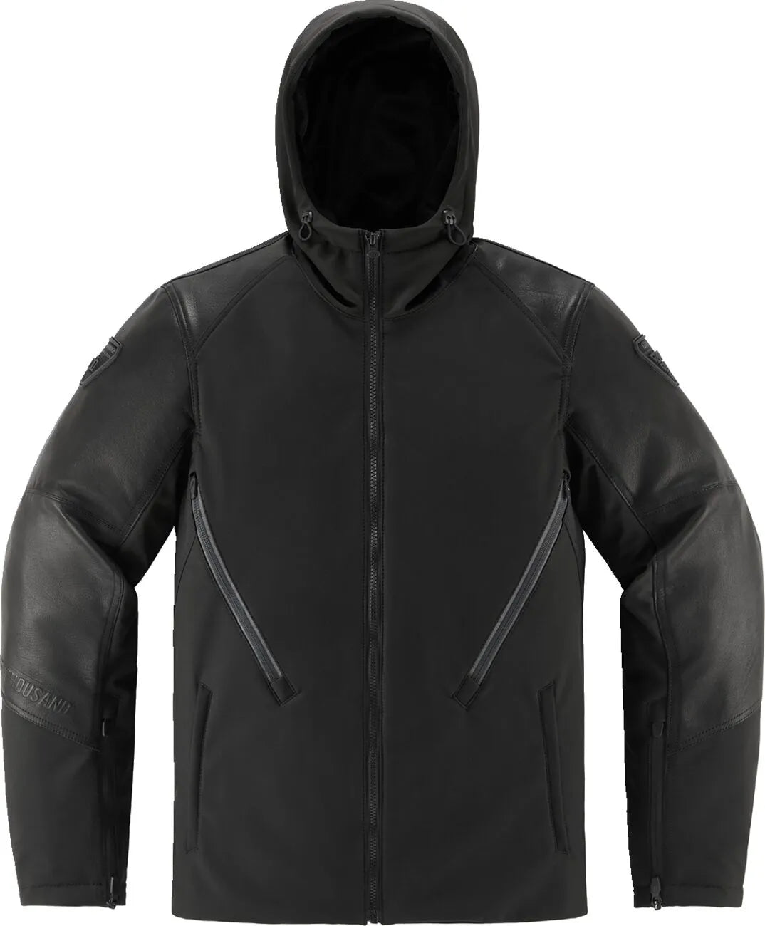 Icon Basehawk2™ Leder-Motorradjacke für Herren - Schwarz