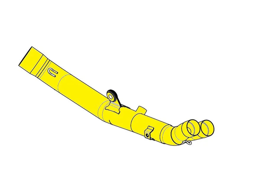 Akrapovic Verbindungsrohr für Abgasanlagen