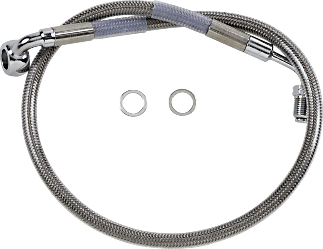 Drag Specialties Edelstahl-Bremsleitungssatz mit ABS