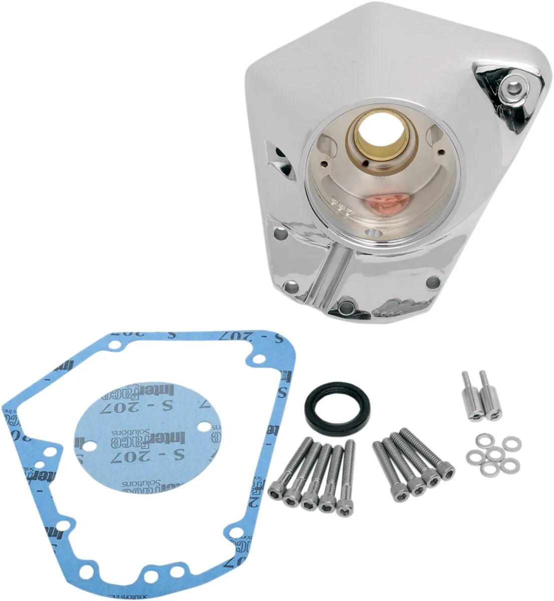 Drag Specialties Nockenwellenabdeckung aus verchromtem Aluminium