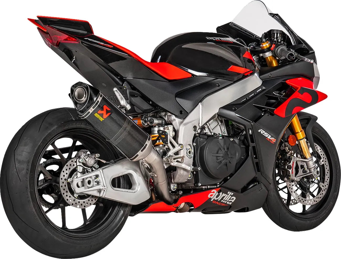 Akrapovic Slip-on-Schalldämpfer für Aprilia – Carbonfaser