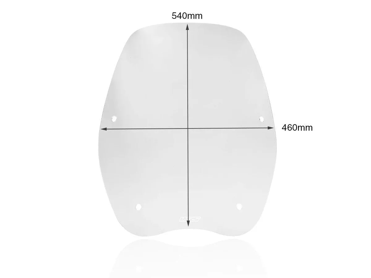 Wrs Scooter Windschutzscheibe - Klares PMMA-Plexiglas