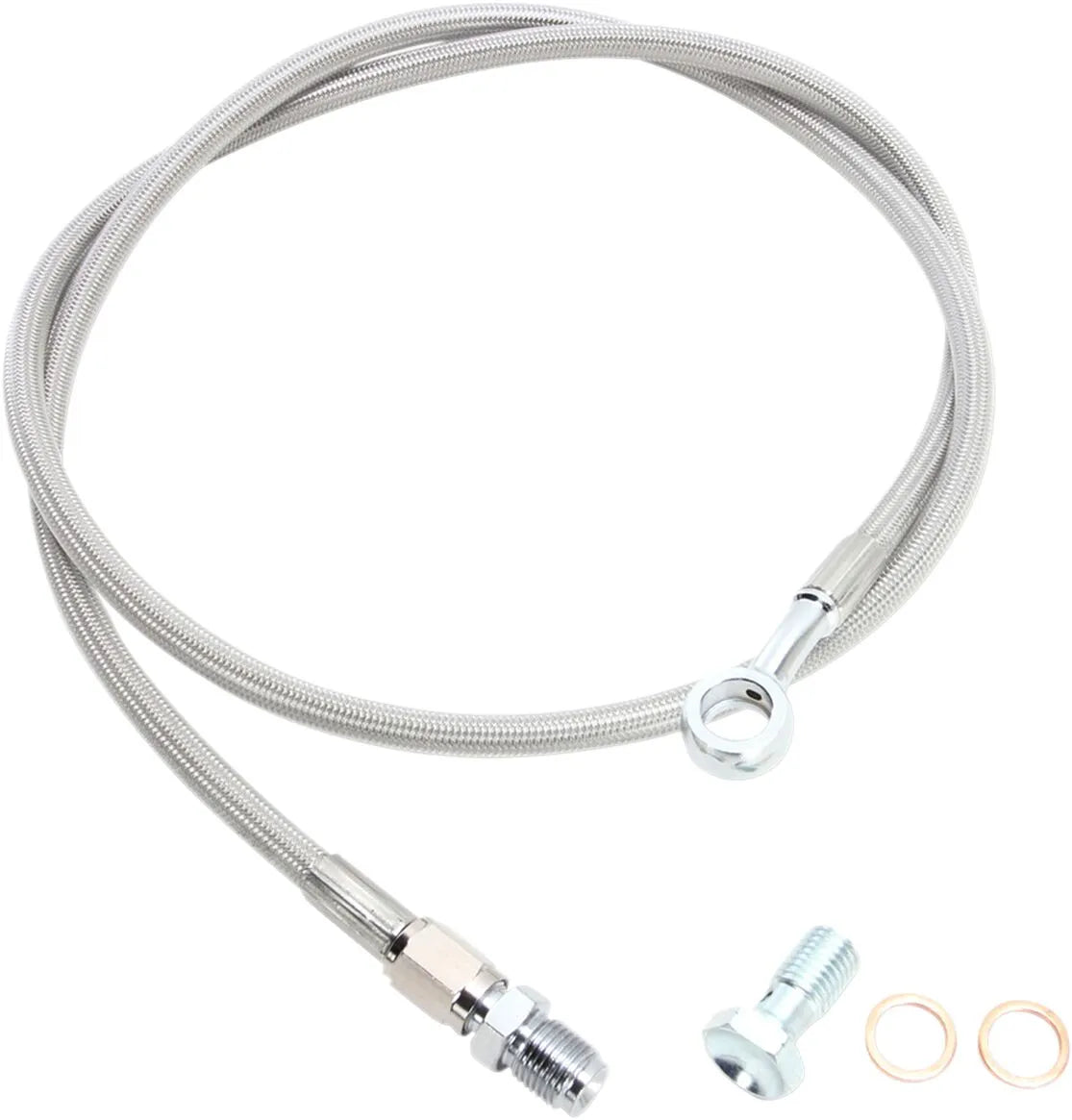 Parts Unlimited verlängerte Bremsleitung für Motorrad