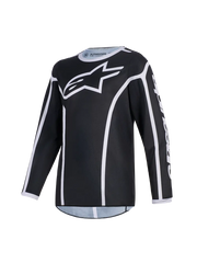 Alpinestars Fluid Apex Jersey für Kinder und Jugendliche – Schwarz/Grau