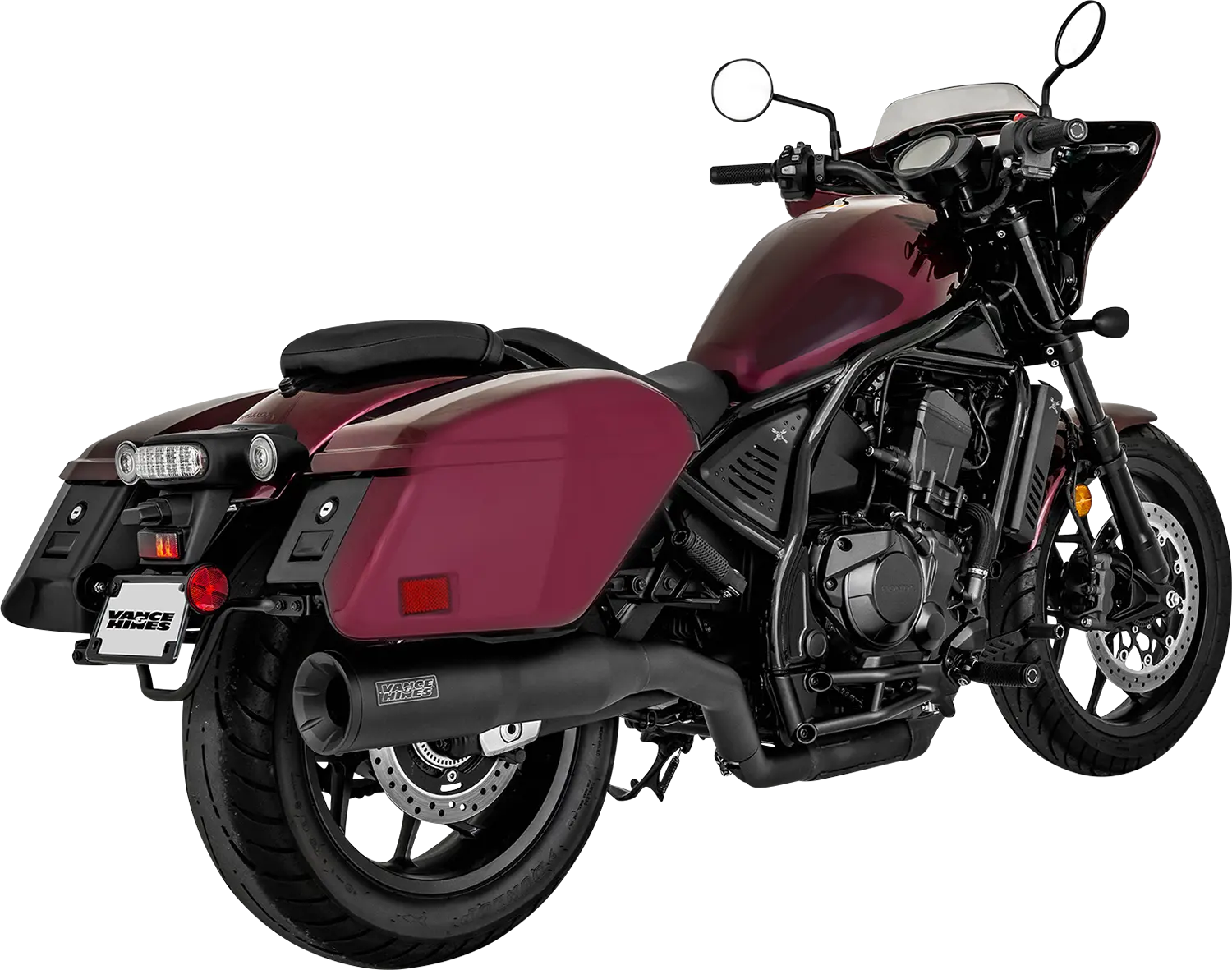 Vance &amp; Hines Hi-Output Slip-On-Schalldämpfer in Schwarz