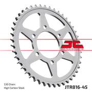 JT Sprockets Stahl-Kettenrad hinten 530-45 Zähne