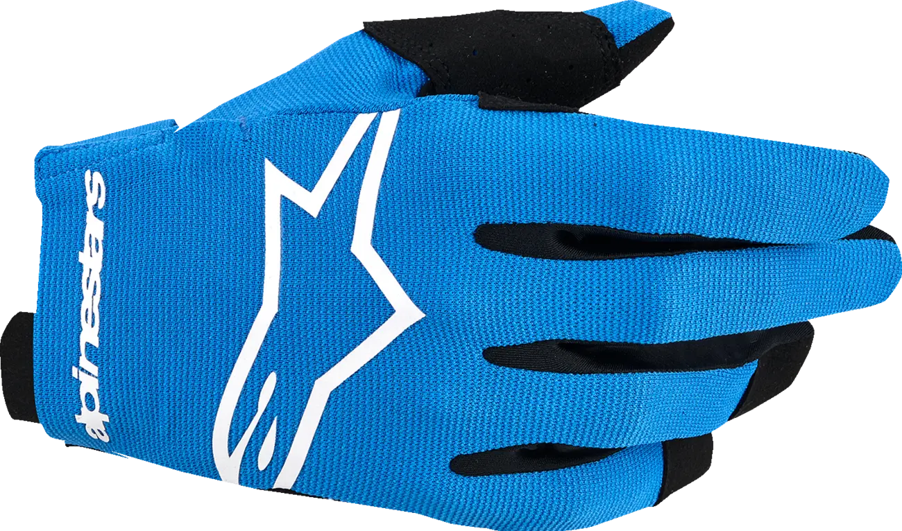 Alpinestars Youth Radar Gloves Mx Touchscreen - Schwarz/Weiß/UCLA Blau