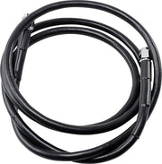 Drag Specialties Universal-Bremsleitung 60" Schwarzes Vinyl