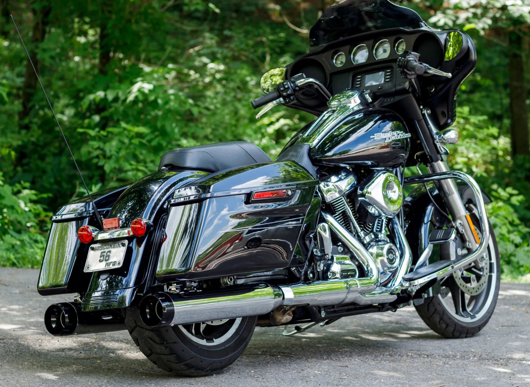 S&amp;S Cycle Mk45 4-1/2" Performance-Schalldämpfer für Tourenwagen