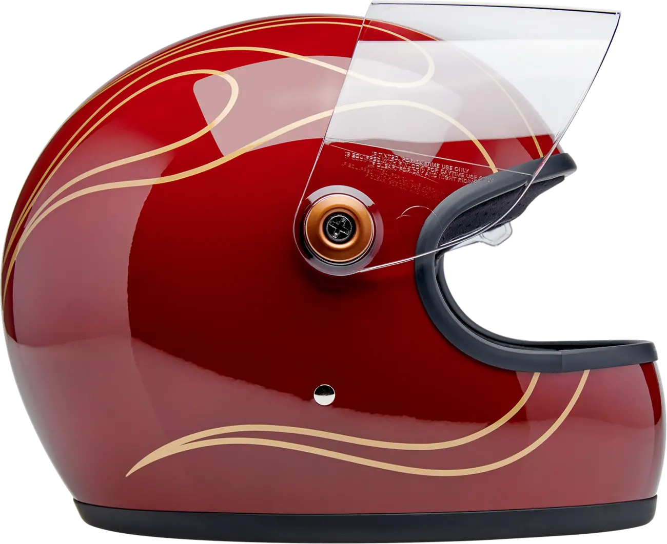 Biltwell Gringo S Integralhelm – Granatrot