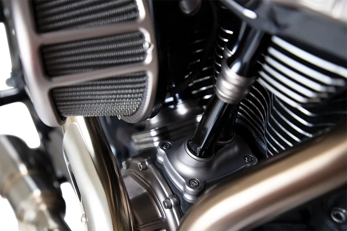 Arlen Ness 10 Gauge Stößelblockabdeckungen - Titan