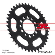 JT Sprockets Stahl-Kettenrad hinten 520-40 Zähne