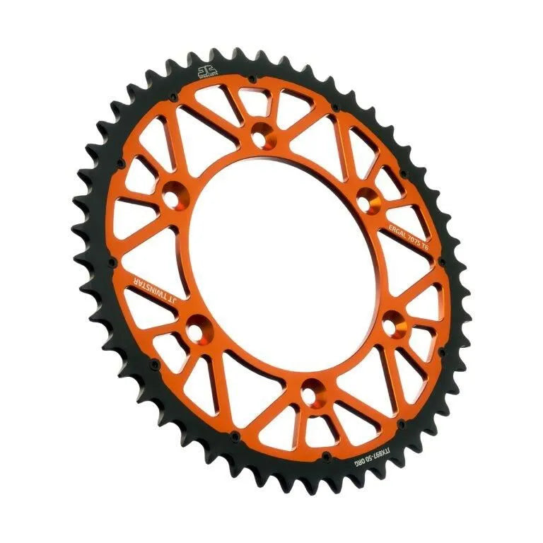 Jt Sprockets Hybrid-Kettenrad - Stahl/Aluminium 520-50 Zähne