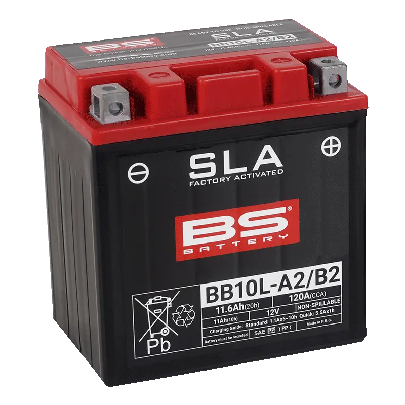 BS Battery AGM 12V 11Ah Motorradbatterie