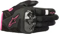 Alpinestars Stella SMX-1 Air V2 Damenhandschuhe - Schwarz/Fuchsia