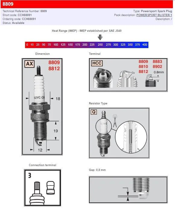 Champion S-Plug-Zündkerze – Zuverlässige Leistung