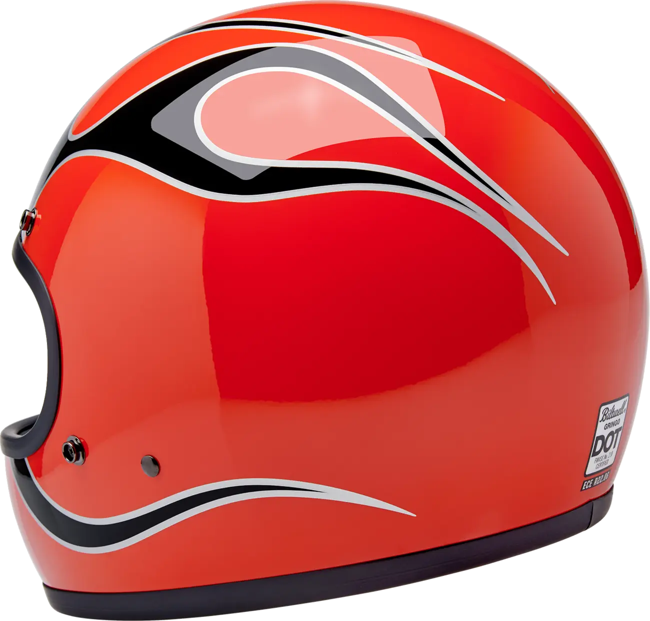 Biltwell Gringo Flames Helm