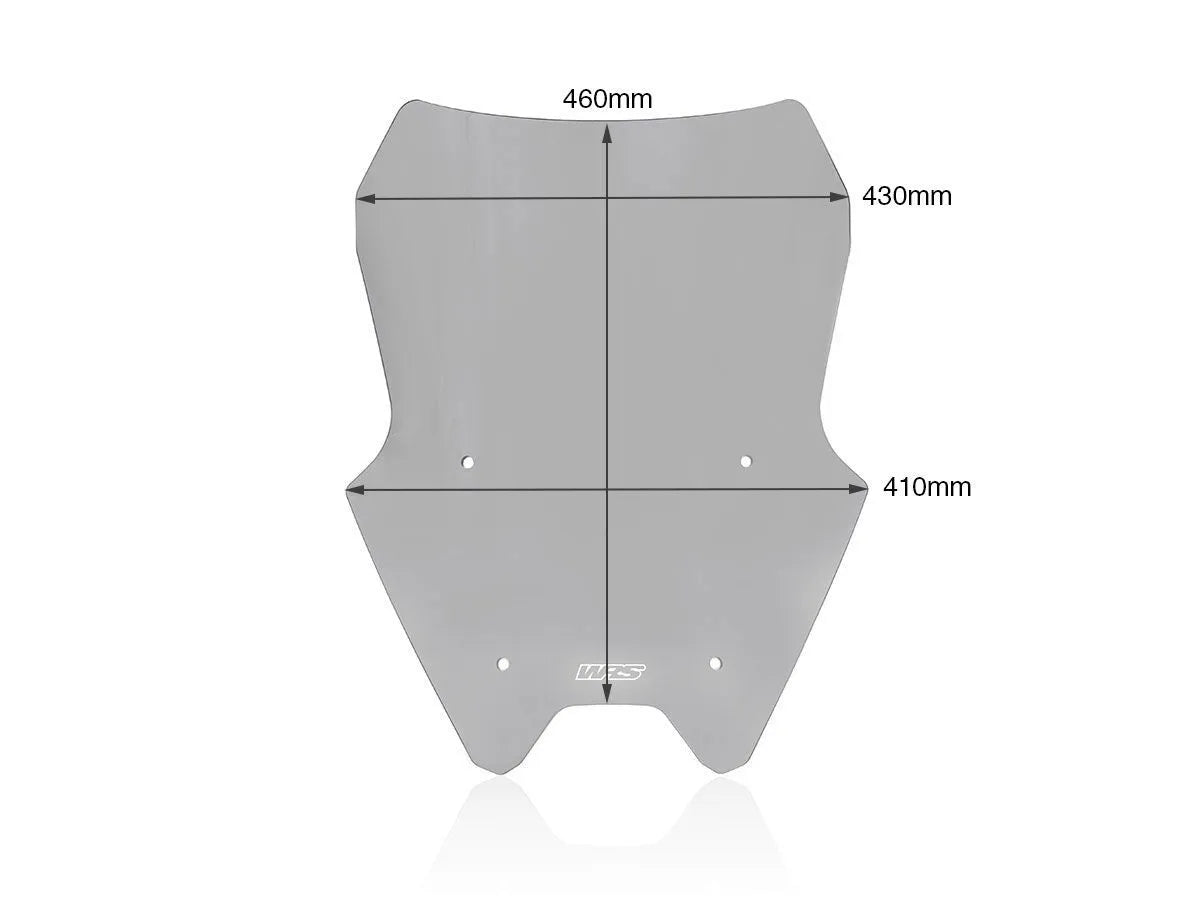 WR-Rauchglas-Windschutzscheibe – Sport-Touring-Upgrade