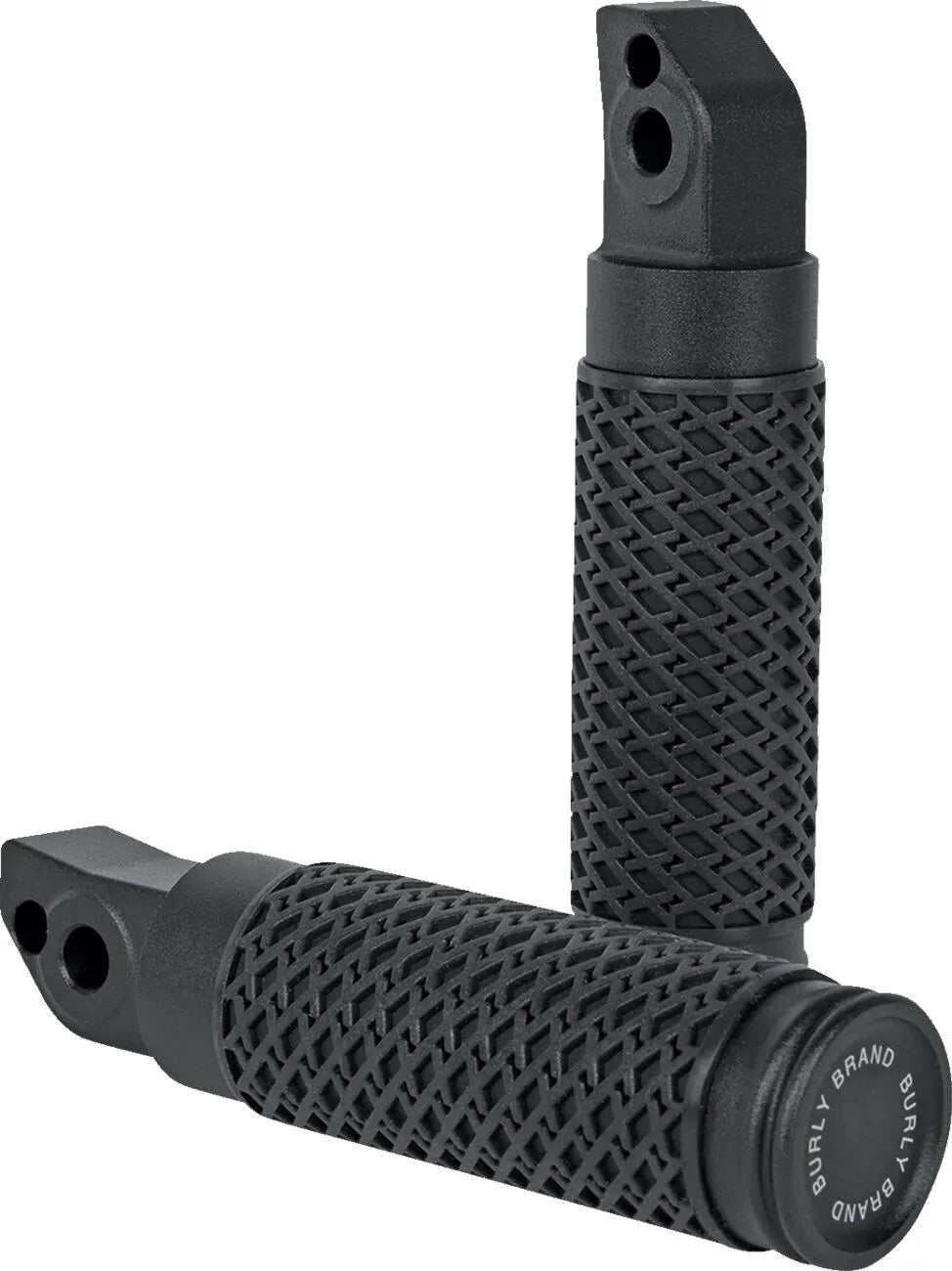 Burly Brand Slash Cut Fußrasten – Schwarz