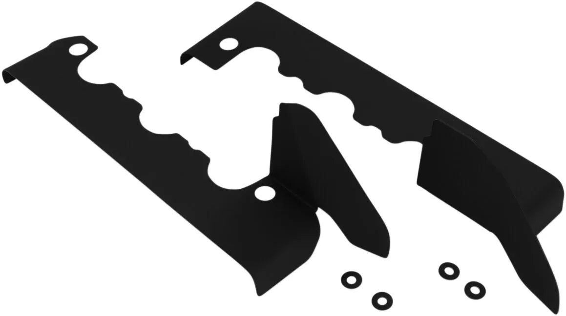 Verchromte Zylinderkopfabdeckung – Schwarz