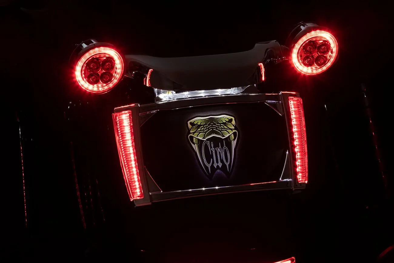 Ciro LED-beleuchteter Kennzeichenhalter