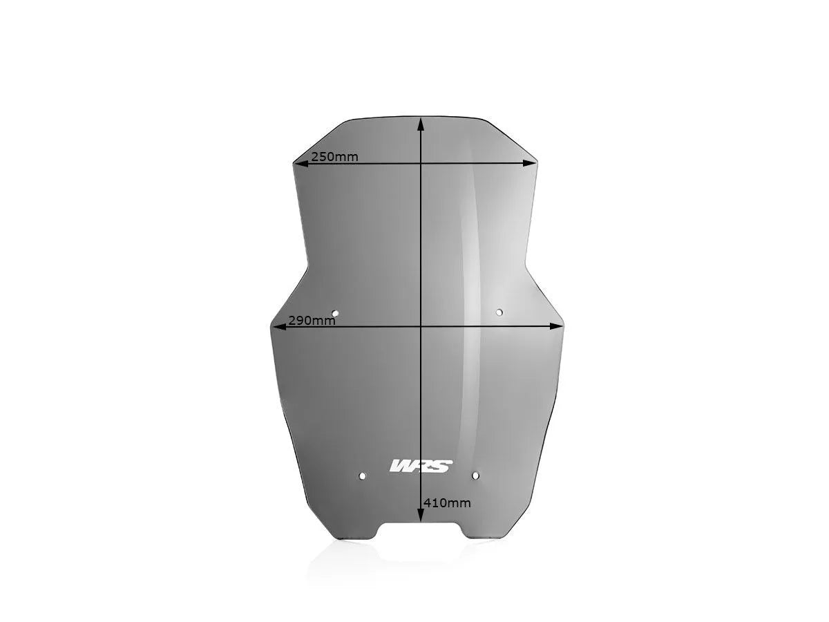 WR-Scooter-Windschutzscheibe – Dunkel getönt