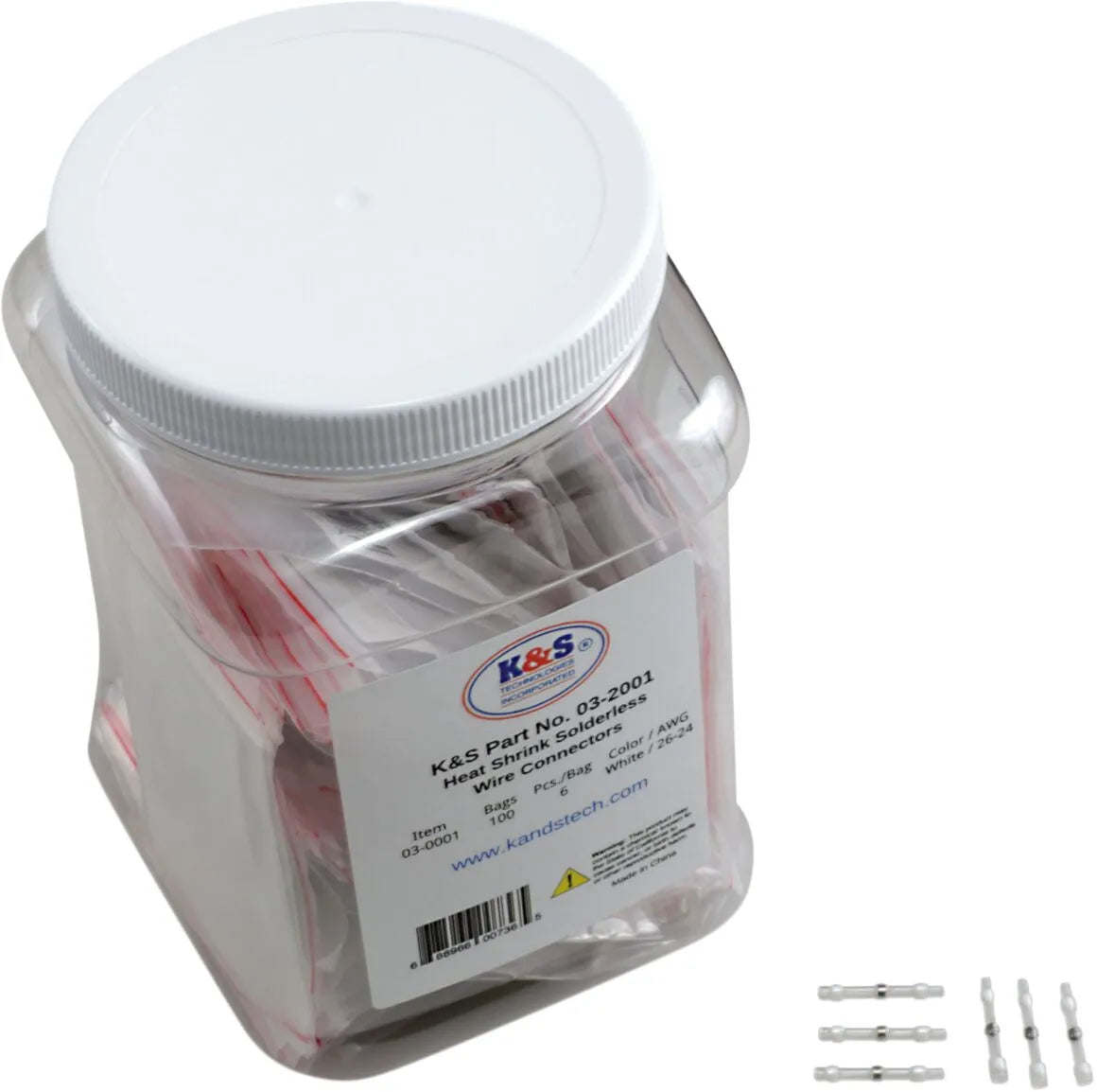 K&amp;S Schrumpfschlauch-Lötfrei-Kabelverbinder-Set