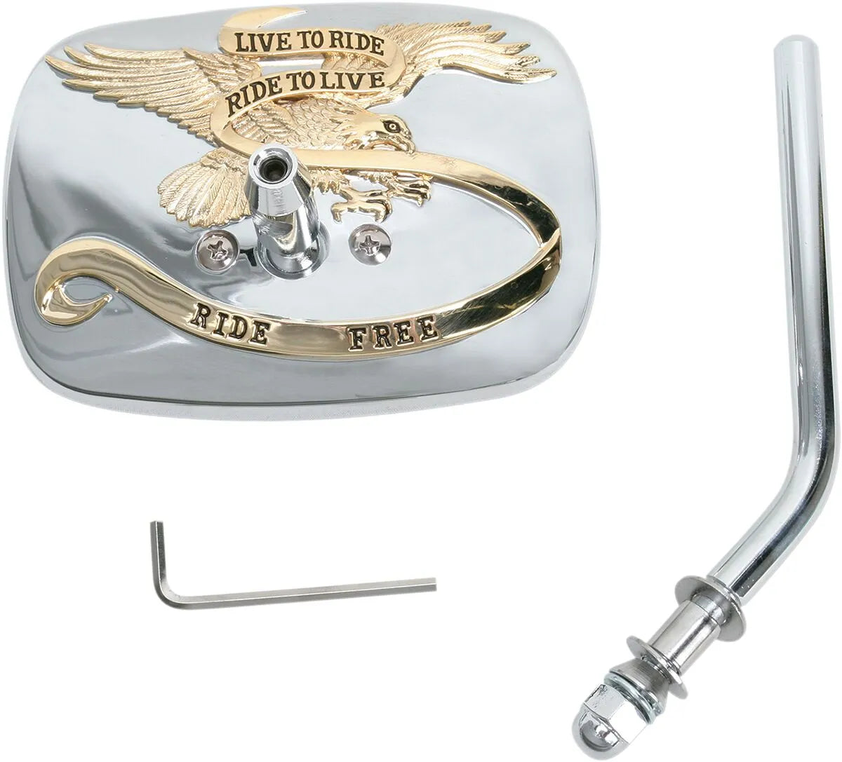 Emgo „Live To Ride“ Spiegel – 1"-Stange