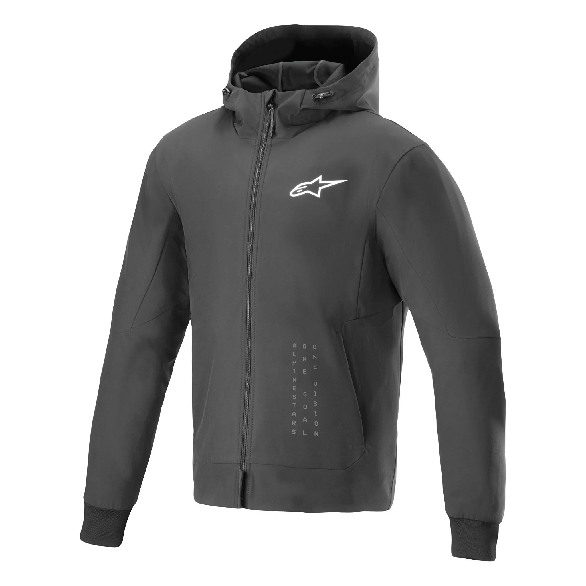 Alpinestars Radium Tech Hoodie für Vorderradsport – Schwarz
