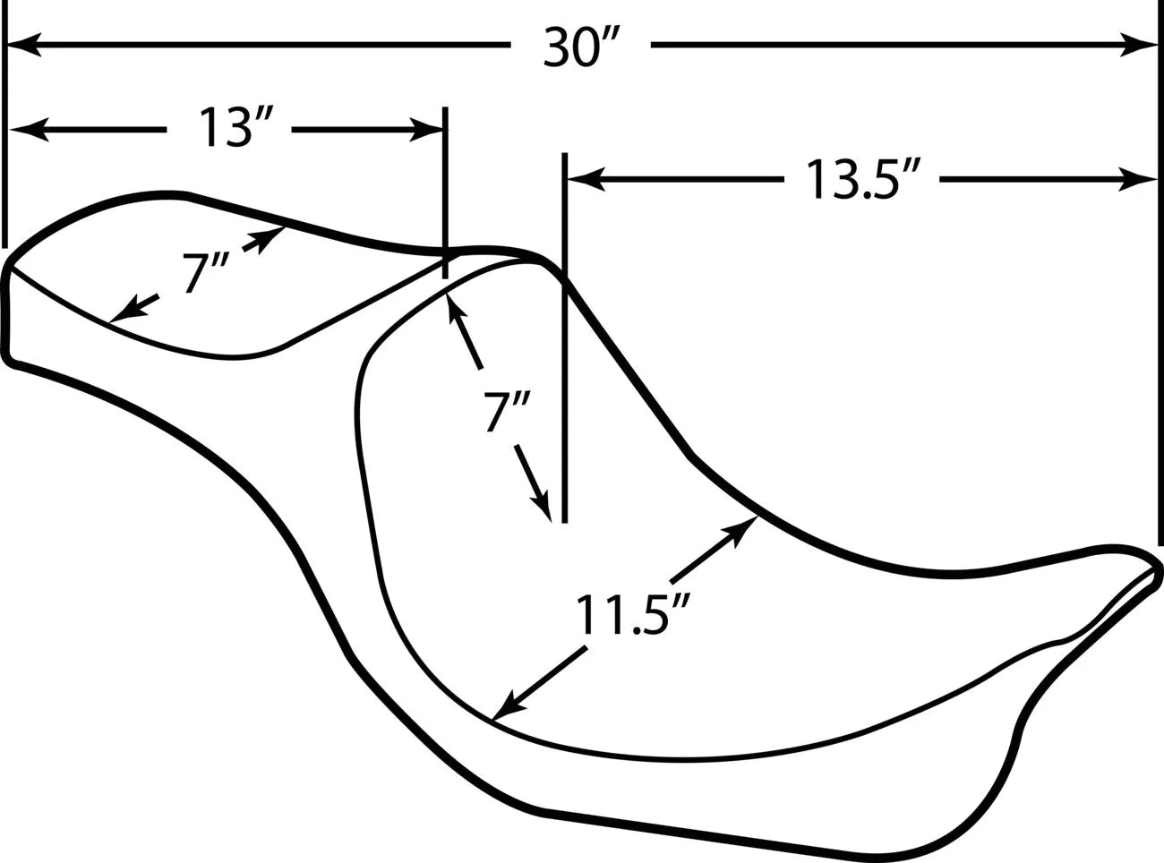 Drag Specialties Predator III Sitz