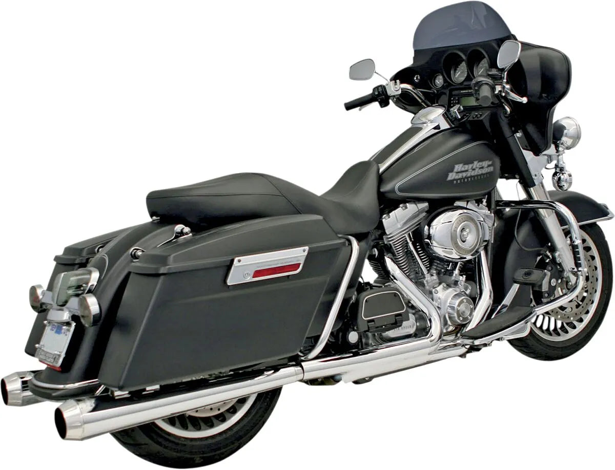Bassani Xhaust Megaphone Slip-on Schalldämpfer - Chrom