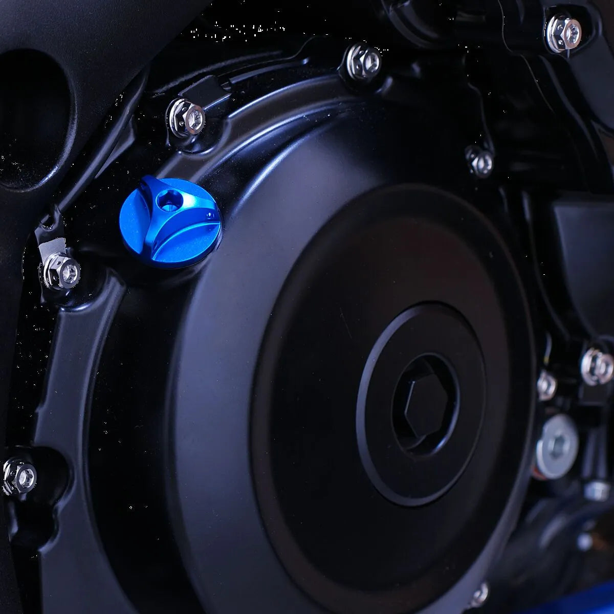 Pro Bolt Aluminium-Öleinfülldeckel – Blau