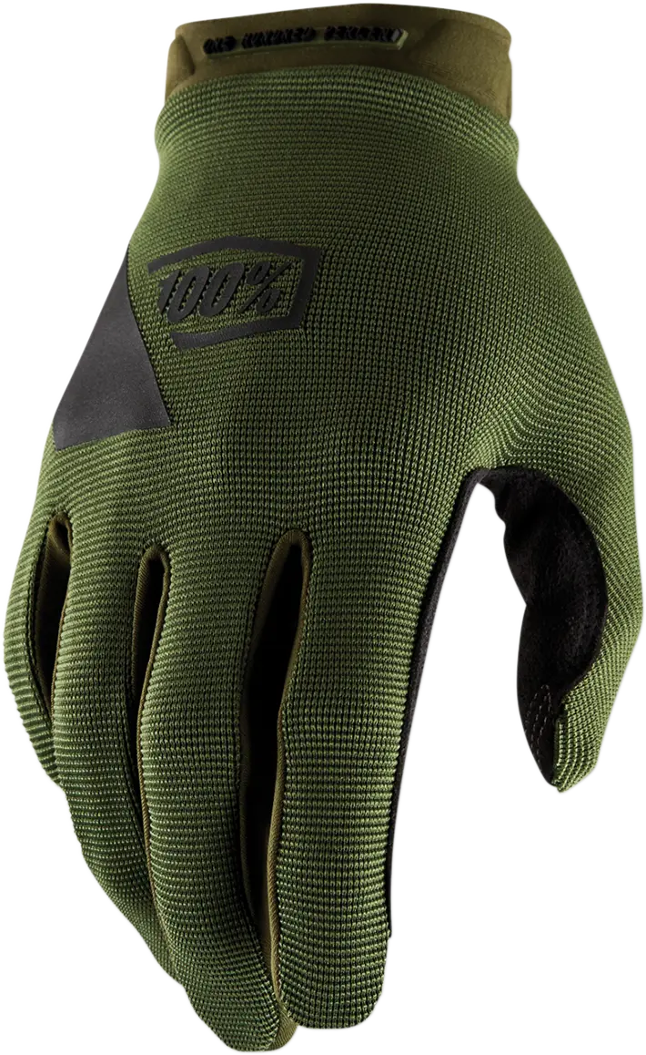 100% Ridecamp Offroad-Handschuhe – Grün