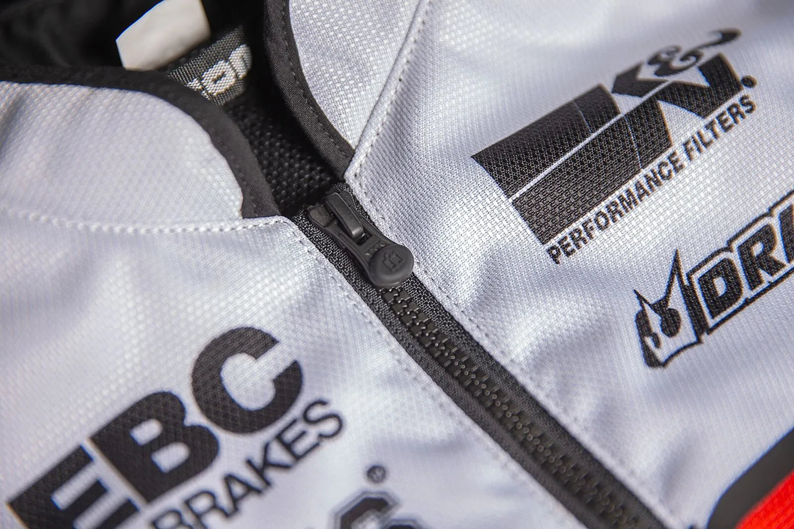 Icon Hooligan Ultrabolt Jacke – Schwarz/Grau/Rot/Weiß